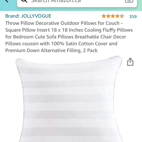 Throw pillows - Picture 2 of 3